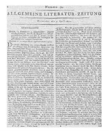 [Muench, J. G.]: Montagslaunen des Herrn Tobias Lausche, Gastwirths zum Blauen Engelein an der schwäbischen Grenze. Leipzig: Weygand 1800