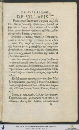 De Syllabis
