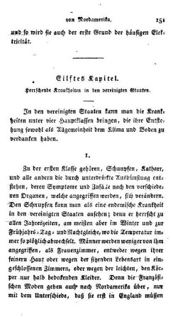 Herrschende Krankheiten in den vereinigten Staaten.