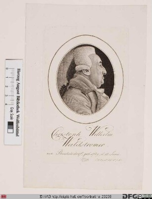 Bildnis Christoph Wilhelm Waldstromer (von Reichelsdorf)