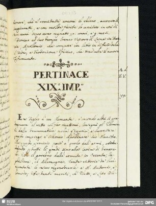 Pertinace. XIX.o Imp.e