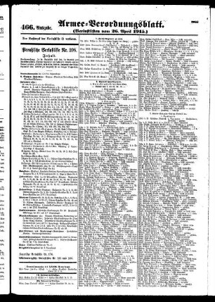 466.Ausgabe. Montag, 26. April 1915