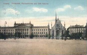 Leipzig: Universität, Paulinerkirche und Café Felsche