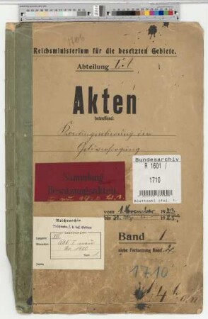 Kontingentierung des Geldbedarfs: Bd. 1