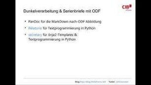 ODF, PDF & LibreOffice - Workflows fürs digitalisierte Büro