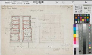 Brilon, Gefängnis, Kellergeschoss, Grundriss, Revisionszeichnung
