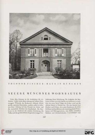 Neuere Münchner Wohnbauten