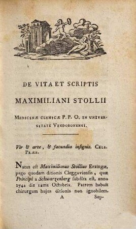Maximiliani Stoll M. D. Professor praxeos medicae publici Pars ... rationis medendi in nosocomio practico Vindobonensi, 4