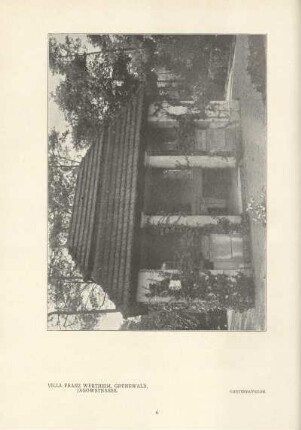 Villa Franz Wertheim, Grunewald, Jagowstrasse. Gartenpavillon