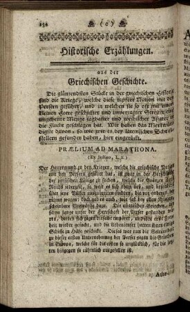 Historische Erzählungen aus der Griechischen Geschichte.