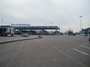 Trelleborg - Fährhafen : Aufgenommen am 7. August 2010 im schwedischen Fährhafen Trelleborg
