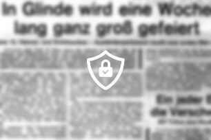 in Glinde wird eine Woche lang ganz groß gefeiert