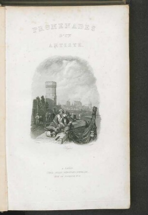 Promenades d'un artiste : bords du Rhin, Hollande, Belgique