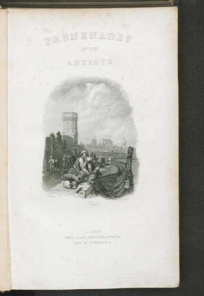 Promenades d'un artiste : bords du Rhin, Hollande, Belgique