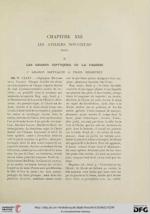 Chapitre XIII: Les grands diptyques de la Passion