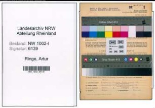 Entnazifizierung Artur Ringe, geb. 28.05.1895 (Industriemeister)