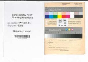 Entnazifizierung Hubert Kuepper, geb. 14.02.1898 (Polizeibeamter)