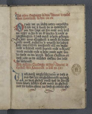 [Nd. Agende nach Johannes Bugenhagens Hamburger Kirchenordnung]