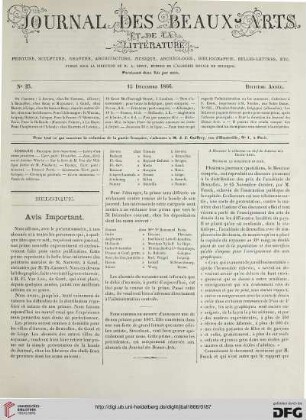 Nr. 23 (15 Décembre 1866)