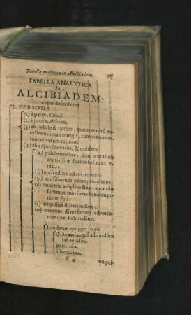 Tabella Analytica In Alcibiadem.