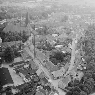 Altstadt von Bützow : Blickrichtung Süden