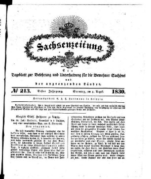 1.1830,August (Nr.213-243)