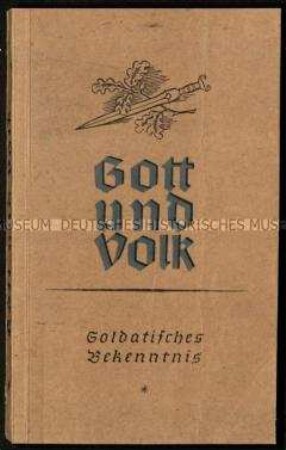Neuheidnische Schrift eines deutschen Soldaten
