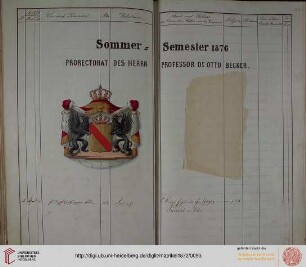 Sommer-Semester 1876