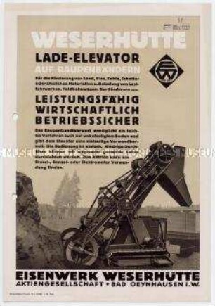 Lade-Elevator auf Raupenbändern