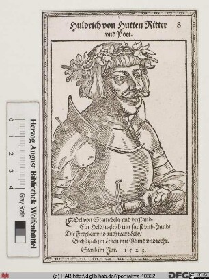 Bildnis Ulrich von Hutten