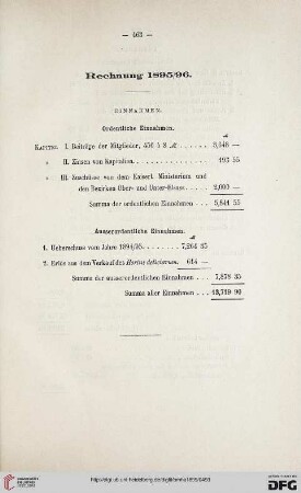 Rechnung 1895/96