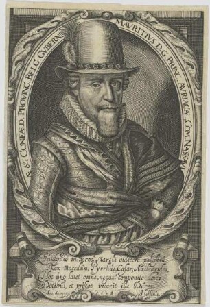 Bildnis des Mavritivs, Princ. Avriacae, Com. Nassaviae