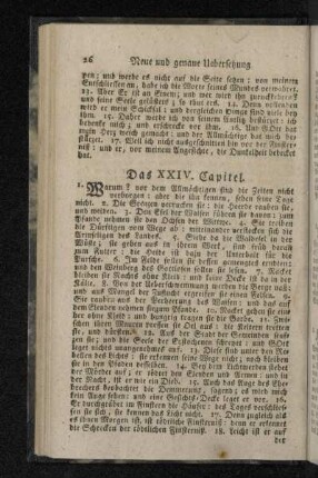 Das XXIV. Capitel.
