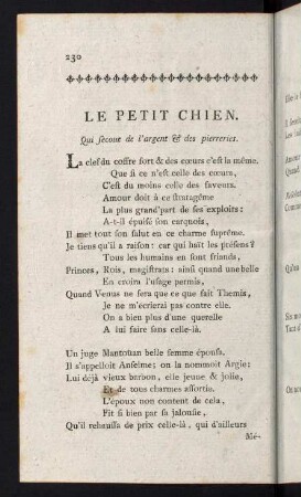 130-155, Le petit chien. - Paté d'anguille.