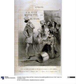 Costume d'un parfait gentilhomme en 1847