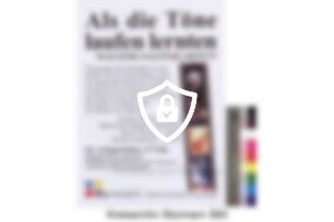 Als die Töne laufen lernten