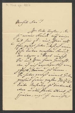 Brief an Antonie Haller : o.D.