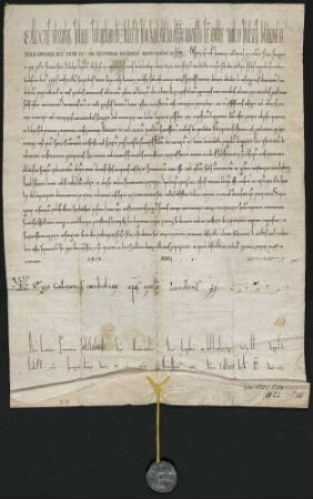 Papst Calixt II. bestätigt die Freiheiten des Klosters Gottesaue