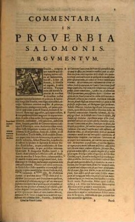 Commentaria In Salomonis Proverbia