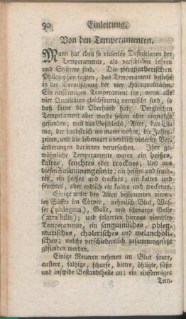 Von den Temperamenten.