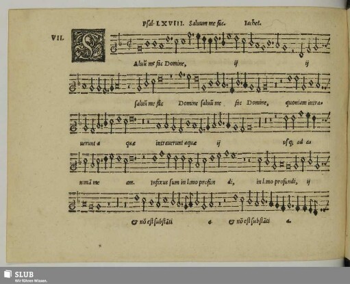 VII. Jachet de Mantua: Salvum me fac Domine