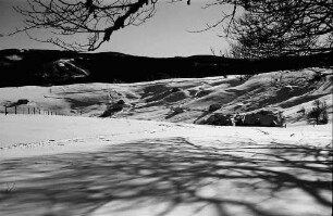 Schauinsland: Skispur und Blick auf Hofsgrund