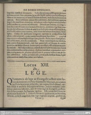 [Articulus] XIII. De Lege