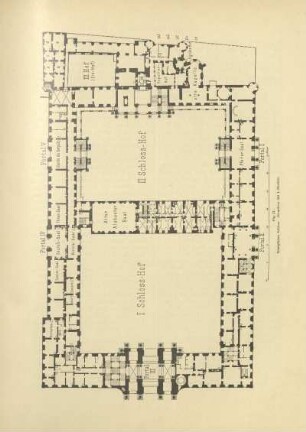 Fig. 37. Königliches Schloss. Grundriss des I. Stockes