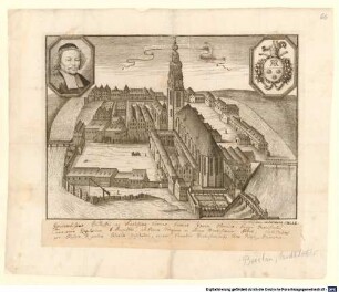 Abbildungen von Augustinerklöstern, Nr. 66: Sandkloster, Breslau/Polen - BSB Cod.icon. 207 m(66