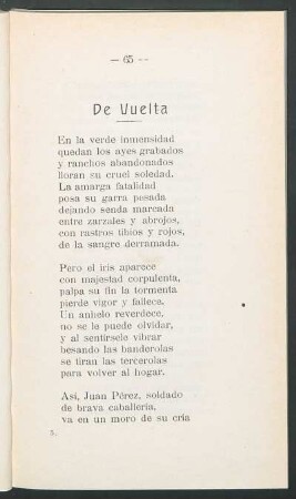 De vuelta