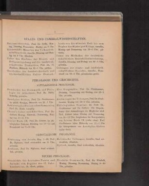 Philologie Und Geschichte.