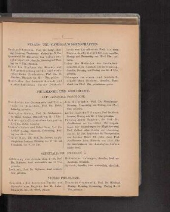 Philologie Und Geschichte.