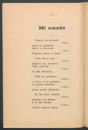 Mi amada