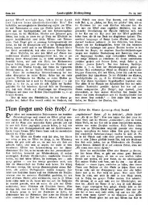 Nun singet und seid froh!
